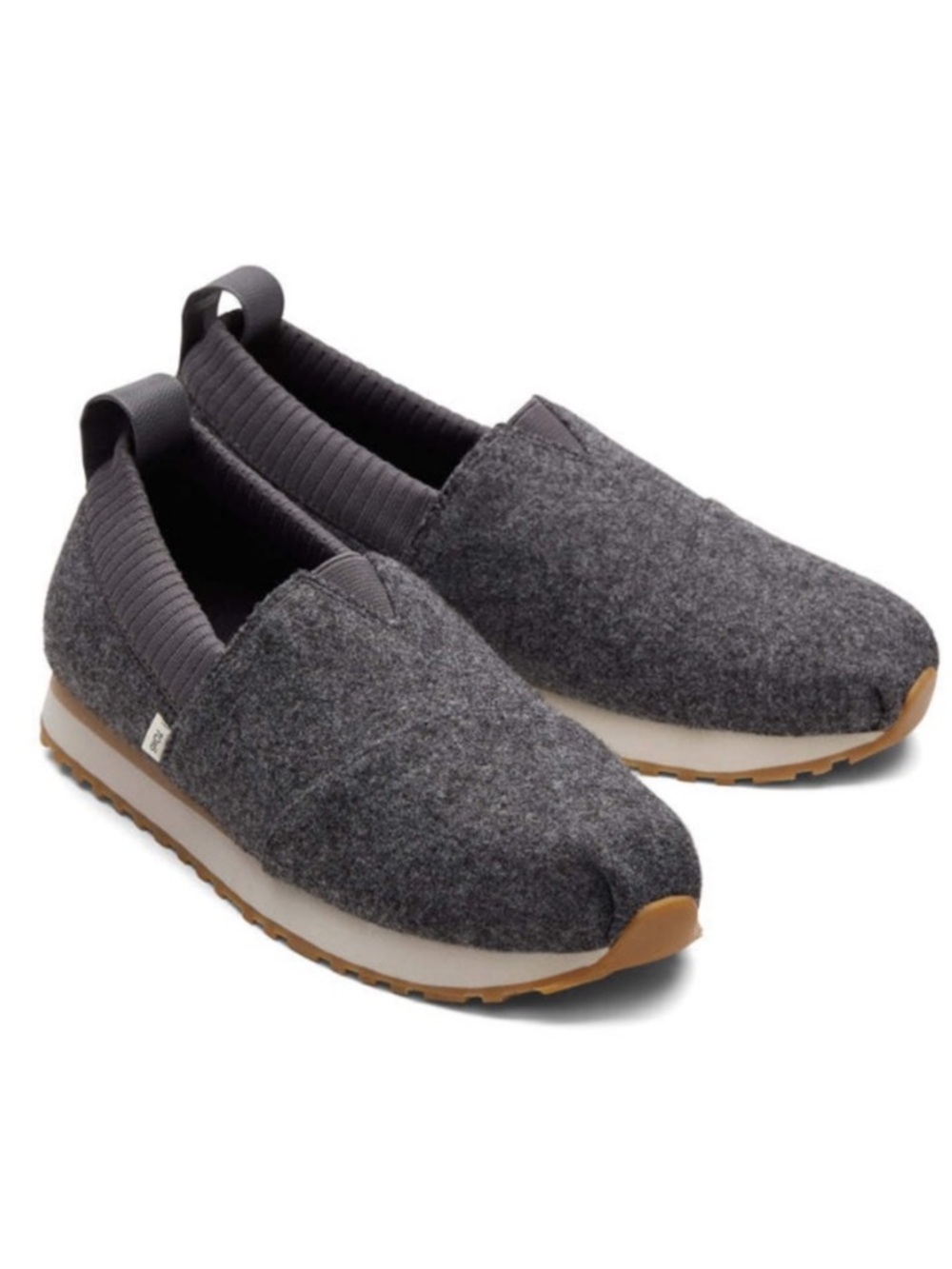 TOMS Women’s RESIDENT‎ 2.0 SNEAKER In Grey Felt Size 7.5
